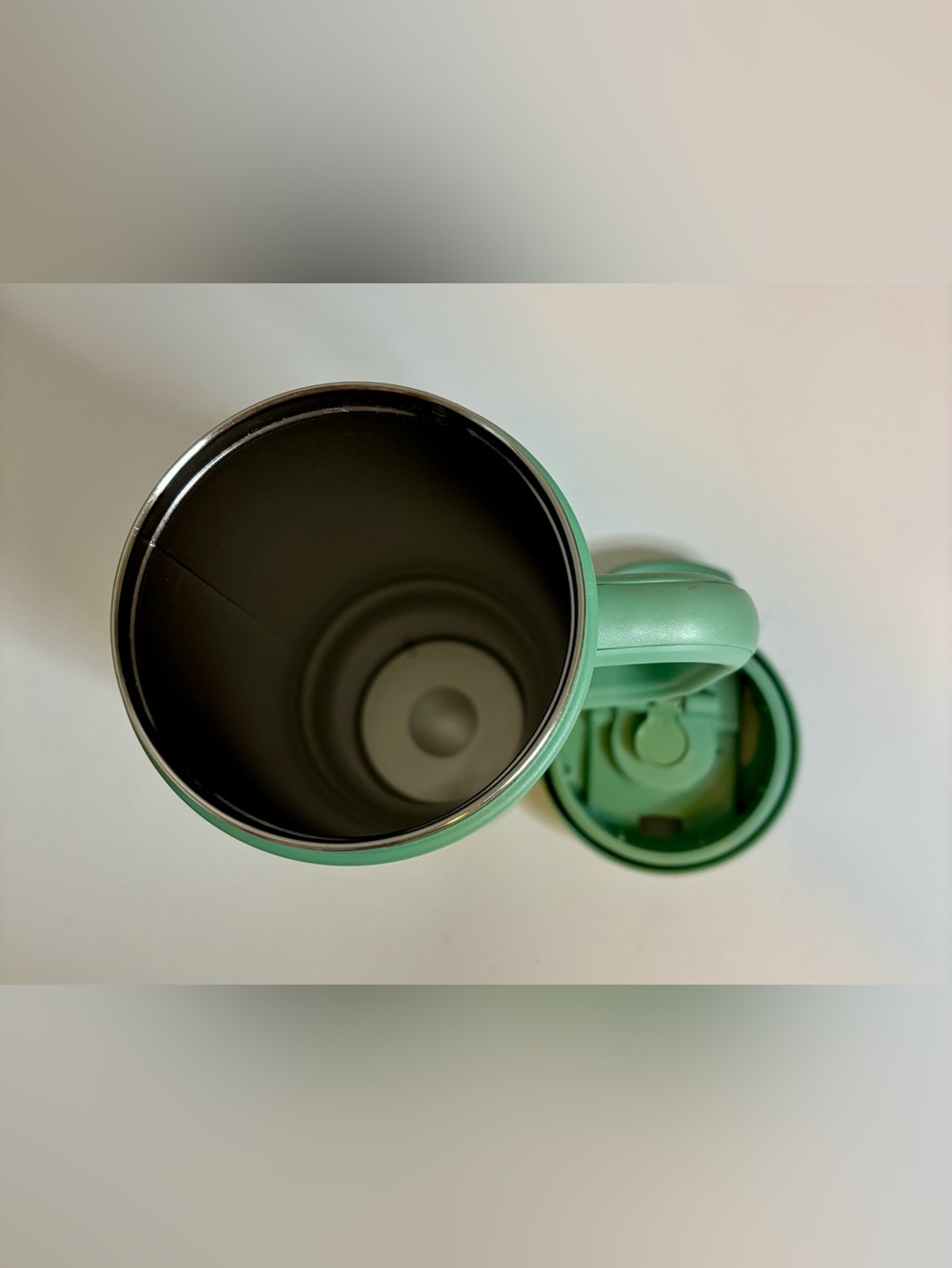 TAL Matte Green Insulated  40 oz Travel Mug with Handle - Picture 9 of 9
